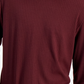 Camiseta masculina de manga comprida com nervuras INC International Concepts, vermelha, tamanho médio