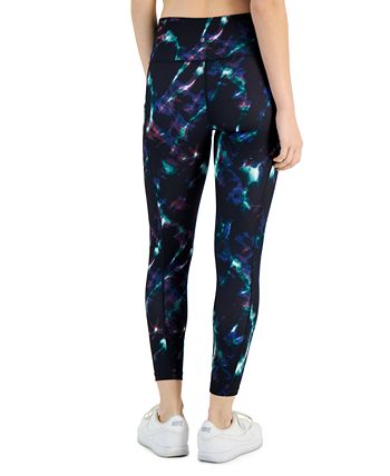 Leggings femininas 7/8 Celestial da ID Ideology, pretas, tamanho X-S