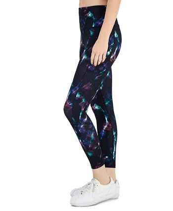 Leggings femininas 7/8 Celestial da ID Ideology, pretas, tamanho X-S