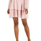 Vestido feminino com estampa de bolinhas e clipe metálico da INC International Concepts, rosa, tamanho extragrande