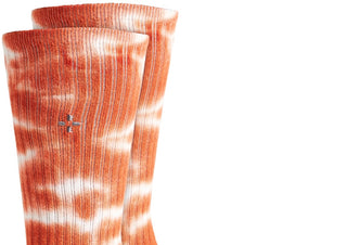 Sun + Stone Variedade Masculina Escolha sua escolha Meias Laranja Tamanho 10-13