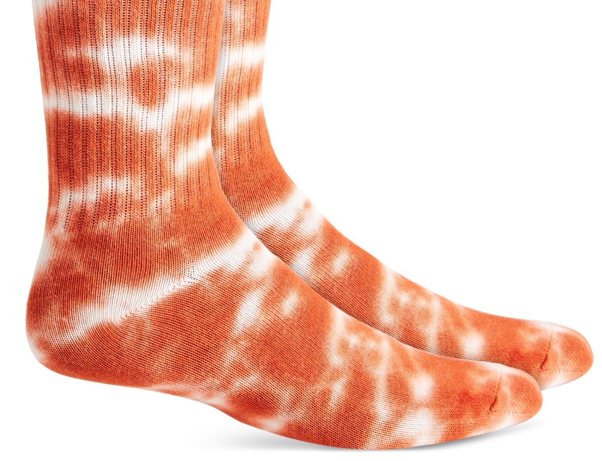 Sun + Stone Variedade Masculina Escolha sua escolha Meias Laranja Tamanho 10-13