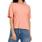 Camiseta feminina com manga dolman e detalhes embelezados da INC International Concepts, laranja, tamanho médio