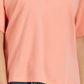 Camiseta feminina com manga dolman e detalhes embelezados da INC International Concepts, laranja, tamanho médio