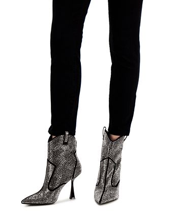 Botas femininas Oaklynne da INC International Concepts, pretas, tamanho 10 M