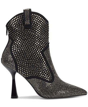 Botas femininas Oaklynne da INC International Concepts, pretas, tamanho 10 M