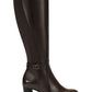 Botas de montaria femininas Giani Bernini Mia, pretas, tamanho 5,5 M