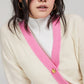 Cardigan feminino com blocos de cores Charter Club, marrom, tamanho pequeno
