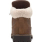 Botas masculinas Sun + Stone Glenn de couro sintético com acabamento em lã e cadarço, tamanho 10,5, marrom