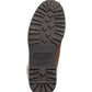 Botas masculinas Sun + Stone Glenn de couro sintético com acabamento em lã e cadarço, tamanho 10,5, marrom