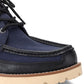 Botas masculinas Sun + Stone Kohen com cadarço e estampa azul