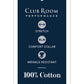 Camisa social masculina de algodão com ajuste regular Club Room, vermelha, tamanho 17 x 36 x 37