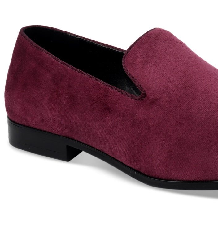 Alfani Zion Smoking Slipper Mocassim Masculino Vermelho Tamanho 8