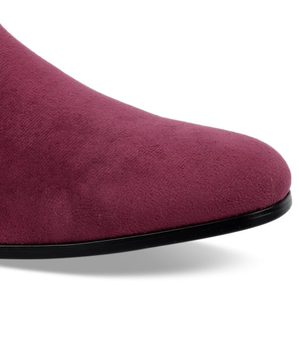 Alfani Zion Smoking Slipper Mocassim Masculino Vermelho Tamanho 8