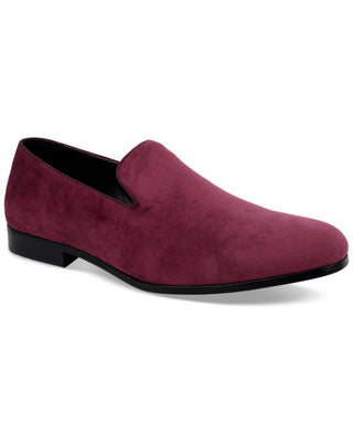 Alfani Men's Zion Smoking Slipper Loafers Red Size 8