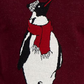 Suéter masculino Club Room Merino Penguin vermelho tamanho grande