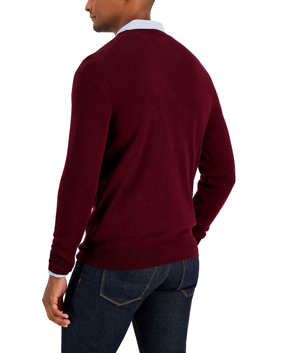 Suéter masculino Club Room Merino Penguin vermelho tamanho X-Large