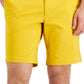Shorts Club Room Masculino Regular Fit 9 4 Way Stretch Amarelo Tamanho 32