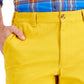 Club Room Shorts Masculino Regular Fit 9 4 Way Stretch Amarelo Tamanho 36