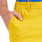 Club Room Shorts Masculino Regular Fit 9 4 Way Stretch Amarelo Tamanho 40