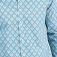 Camisa masculina Club Room com estampa geométrica e manga comprida, tamanho XX-G