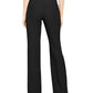 Calça feminina Alfani, comprimento longo e curto, essencial, curva, bootcut, preta, tamanho 10