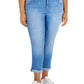 Jeans Curvy Girlfriend Feminino Style &amp; Co Azul Tamanho 10