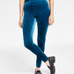 Leggings skinny femininas de veludo sem costura da INC International Concepts, azul, tamanho a definir