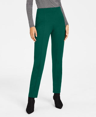 Calça Alfani Feminina com Painel de Barriga Costurado Verde Tamanho 4