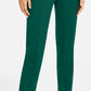 Calça Alfani Feminina com Painel de Barriga Costurado Verde Tamanho 6