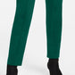 Calça Alfani Feminina com Painel de Barriga Costurado Verde Tamanho 6