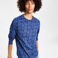 Camiseta Masculina Estampada Sun + Stone Azul Tamanho Médio