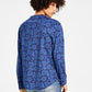 Camiseta Masculina Estampada Sun + Stone Azul Tamanho Médio