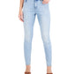 Calça jeans skinny feminina INC International Concepts, cintura média, azul, tamanho 2