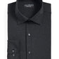 Camisa social masculina Alfani Regular Fit Travel Ready, preta, tamanho 16x34x35