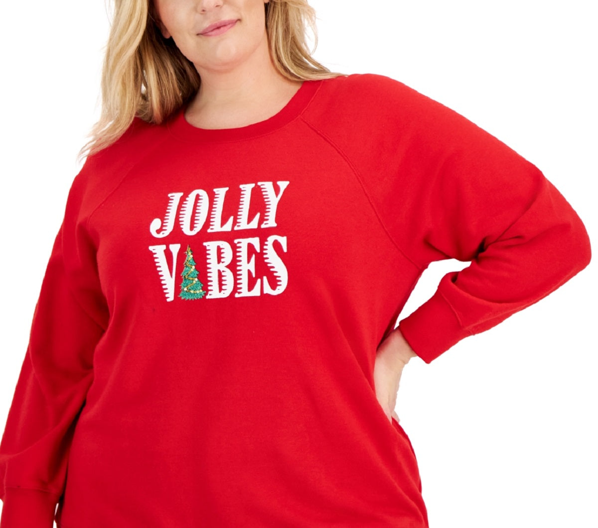 Túnica de lã feminina Style &amp; Co vermelha tamanho 2X