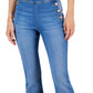 Calça jeans feminina flare, azul, tamanho 4, da INC International Concepts