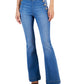 Calça jeans feminina flare, azul, tamanho 4, da INC International Concepts
