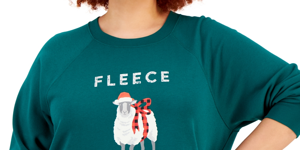 Túnica de lã feminina Style &amp; Co, verde, tamanho 4X