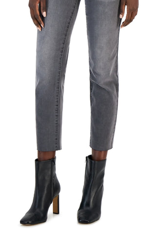INC International Concepts Women's Pull On Straight Leg Jeans Gray Size 6