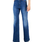Calça jeans feminina de cintura alta e perna larga da INC International Concepts, azul, tamanho 10