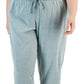 Calça jogger feminina ID Ideology Off Duty, verde, tamanho 2X