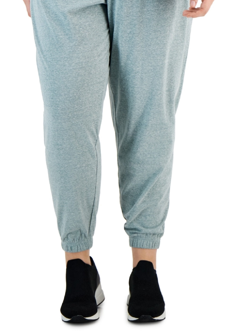 Calça jogger feminina ID Ideology Off Duty, verde, tamanho 2X