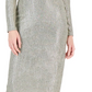 Vestido feminino com corpete cruzado INC International Concepts, dourado, tamanho XL