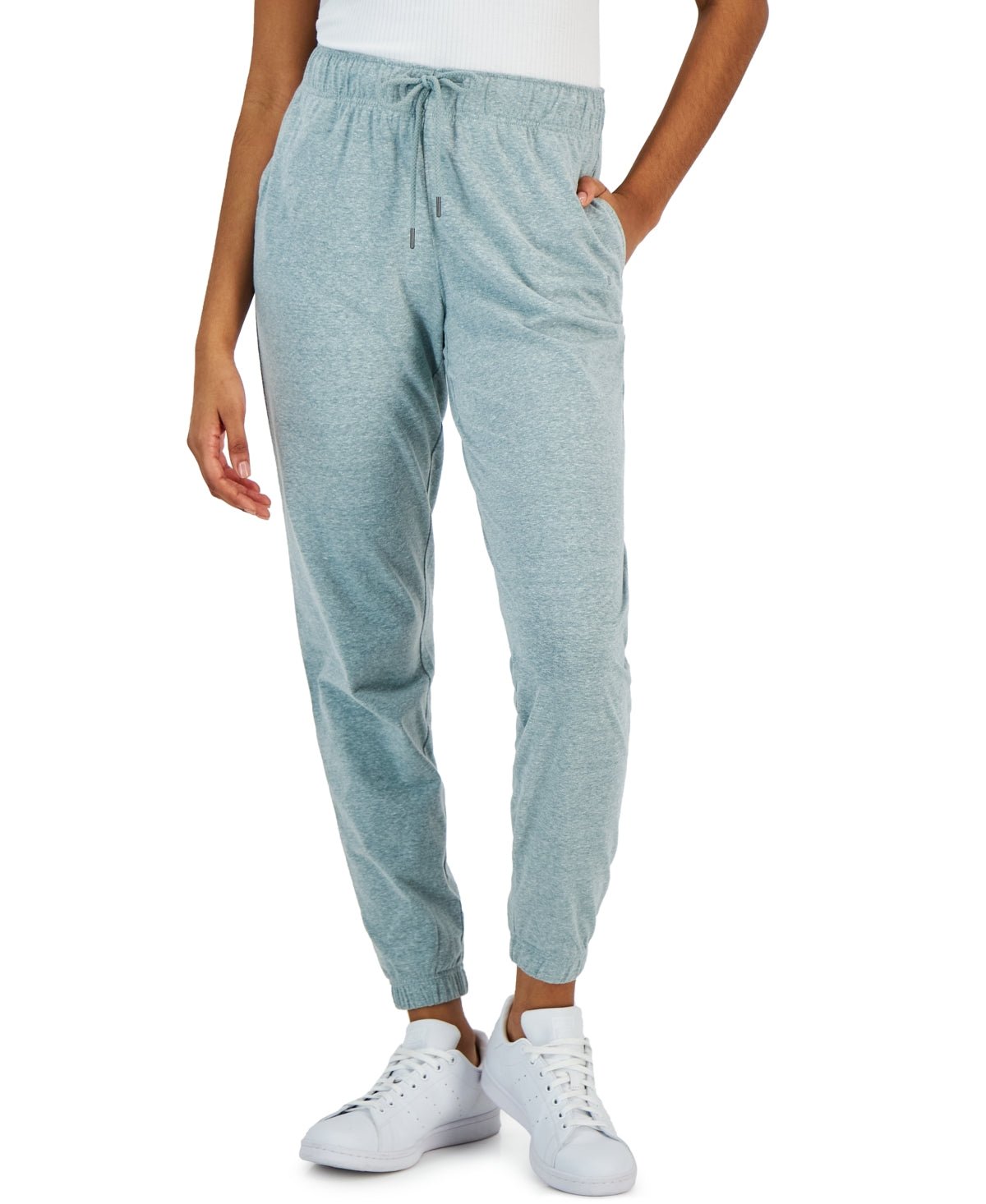 Calça jogger feminina ID Ideology retrô reciclada verde tamanho grande