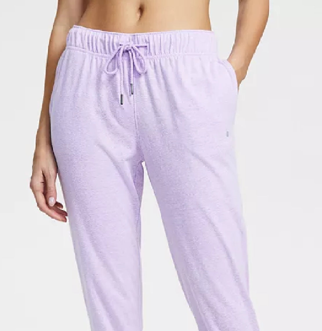 Calça jogger feminina ID Ideology retrô reciclada roxa tamanho médio