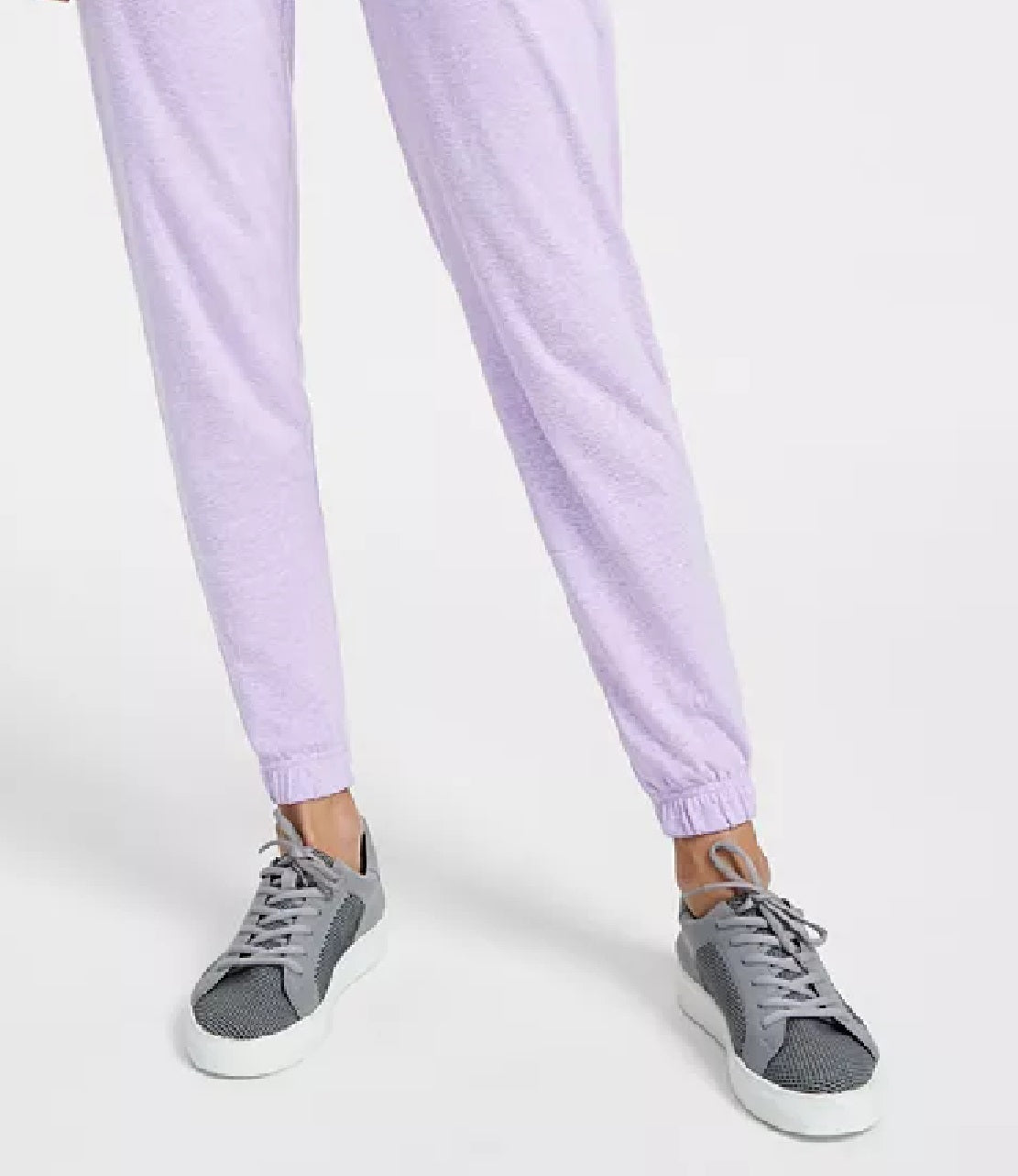 Calça jogger feminina ID Ideology retrô reciclada roxa tamanho médio