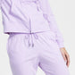 Jaqueta ID Ideology Retro Reciclada Feminina com Zíper Completo Roxo Tamanho Médio