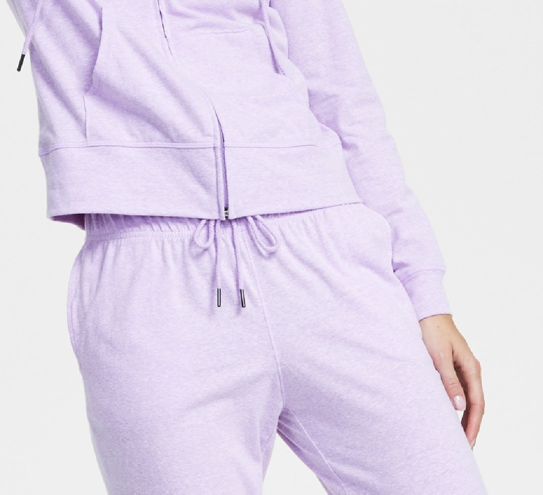 Jaqueta ID Ideology Retro Reciclada Feminina com Zíper Completo Roxo Tamanho Médio