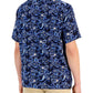 Camisa Medalhão Paisley Masculina Club Room Azul Tamanho P